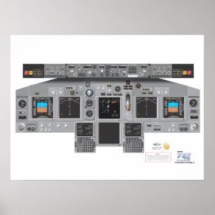 Poster 737NG enviam o painel