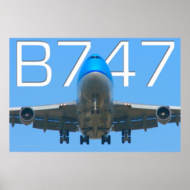 POSTER 747 AERONAVE (Frente)