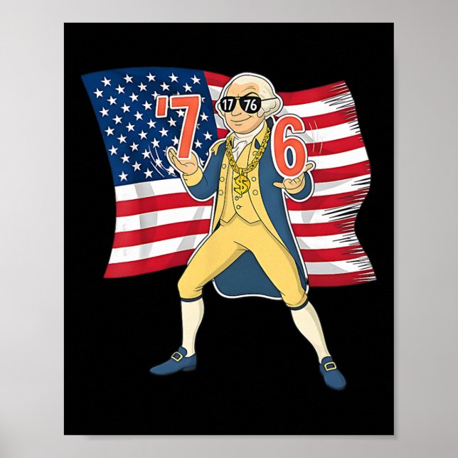 Poster 76 Maior Que 67 Meme Engraçado Thomas Jefferson EU (Frente)