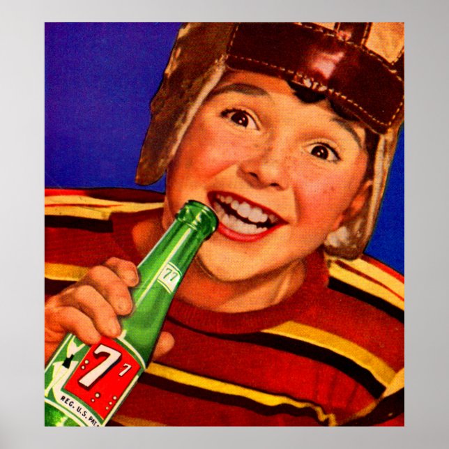 Poster "77 soda ad 1950 (Frente)