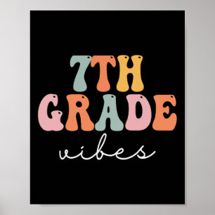 Poster 7 Grau Vibes Retro Groovy Mulheres Felizes Primeir