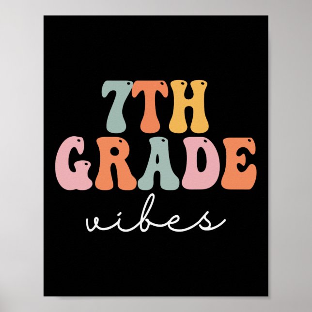 Poster 7 Grau Vibes Retro Groovy Mulheres Felizes Primeir (Frente)