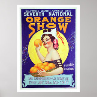 Poster 7 National Orange Show 1917
