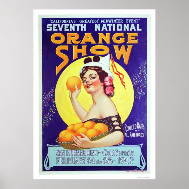 Poster 7 National Orange Show 1917 (Frente)