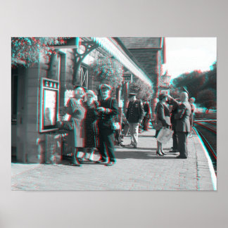 Poster 7 Valley Rail 1940's Day, Shropshire, Inglaterra