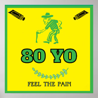 Poster 80 Anos Sentem A Dor