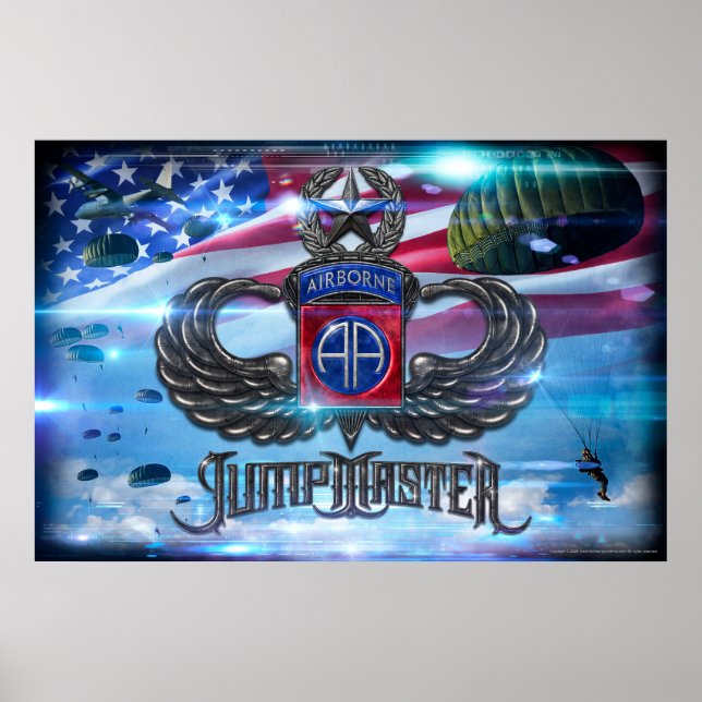 Poster 82º Jumpmaster de bordo (Frente)