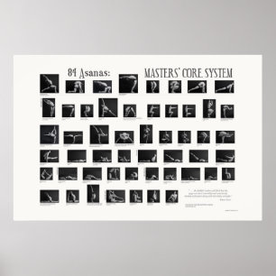 Póster 84 Asanas: Sistema Núcleo de Mestrados