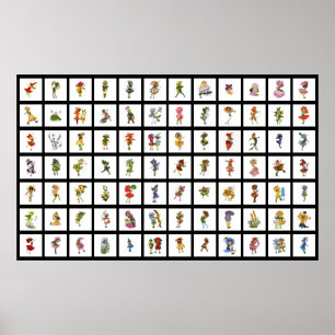 Poster 84 Crianças com Flor