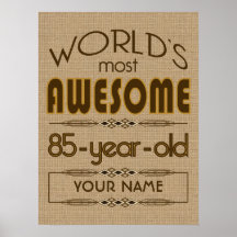 85º aniversário da melhor fabulosa celebração mund