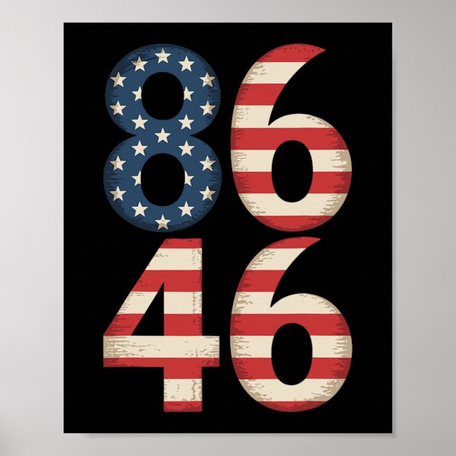 Poster 8646 American Flag Anti Joe Biden (Frente)
