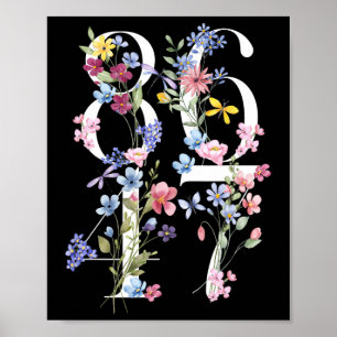 Poster 8647 Sutil Anti Trump 86 47 Estilo Floral Boho