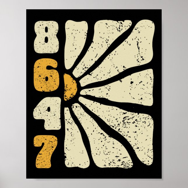 Poster 8647 Sutil Anti Trump 86 47 Estilo Floral Boho 3 (Frente)