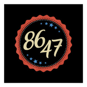 Póster 86 47 Anti Trump Engraçado