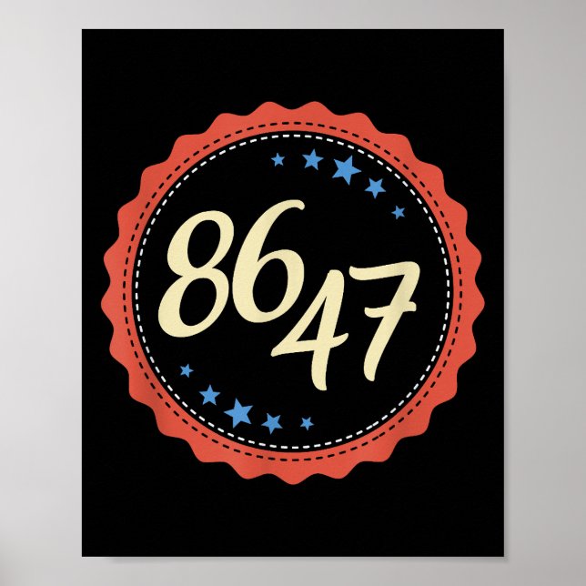 Poster 86 47 Anti Trump Engraçado (Frente)