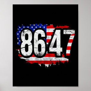Poster 86 47 Anti Trump Presidente Direitos Humanos 8647