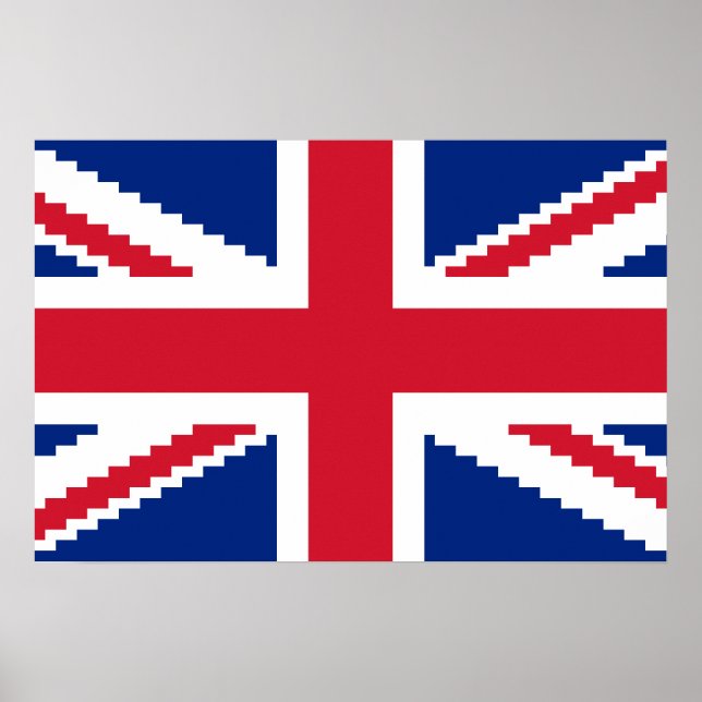 Poster 8 Bit Union Pixel Jack (Frente)