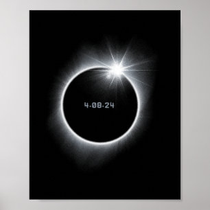 Poster 8 Eclipse Solar Total 2024