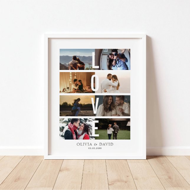 Poster 8 Photo Love Collage (Criador carregado)