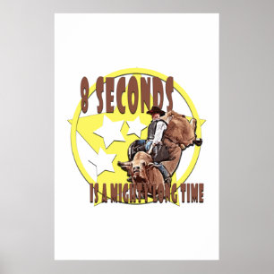 Póster 8 Segundos É Muito Tempo!