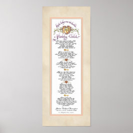 Poster 8 x 20 Crie uma Criança Saudável, Pergaminho Esbra