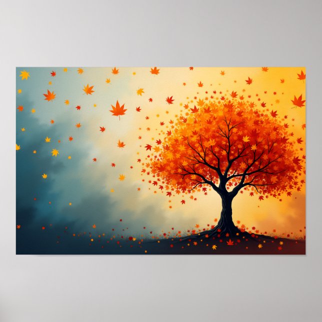 Poster 8K Abstract Visions: Modern Textures & Fluid Art (Frente)