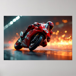 Poster 8K MotoGP Elite: High-Velocity Superbike Digital