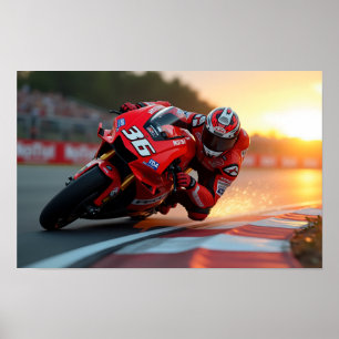 Poster 8K MotoGP Elite: Superbike Digital A de Alta Veloc