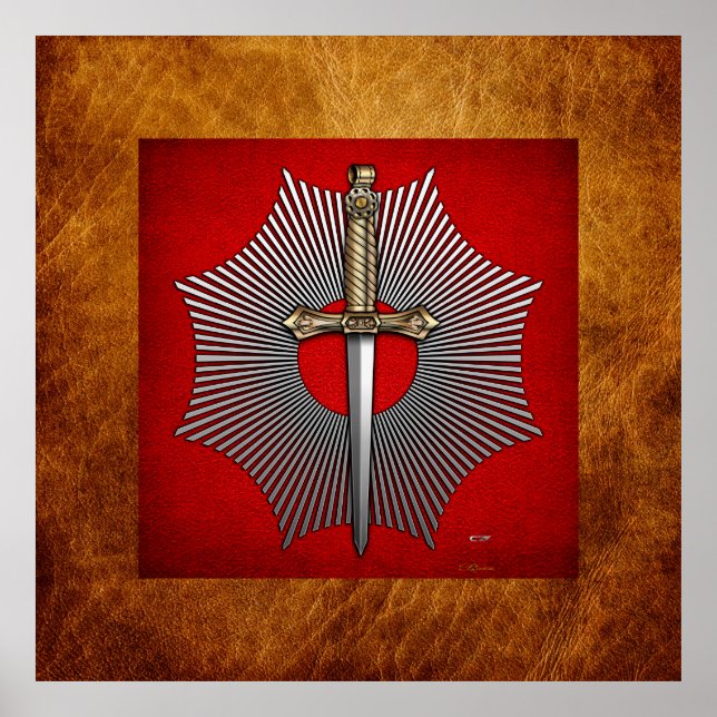 Póster 9º Grau: Mestre do Templo (Frente)