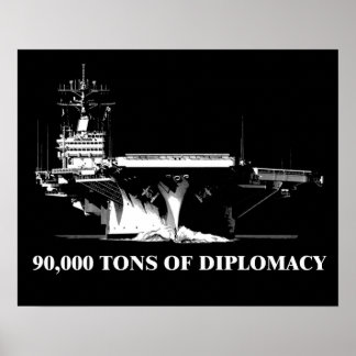 Poster 90.000 Toneladas de Diplomacia: Navegando Global