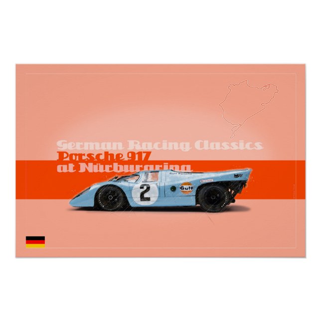Póster 917 at the Nurburgring (Frente)