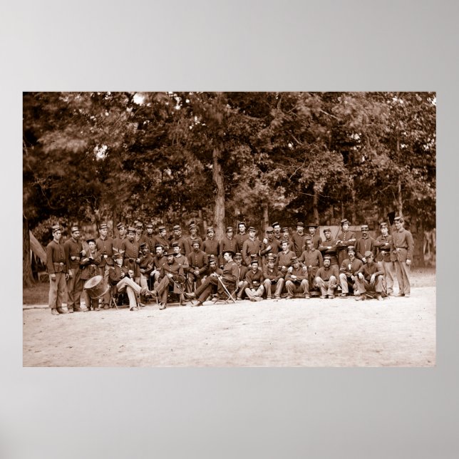 Póster 93ª Companhia de Infantaria de Nova Iorque C, Guer (Frente)