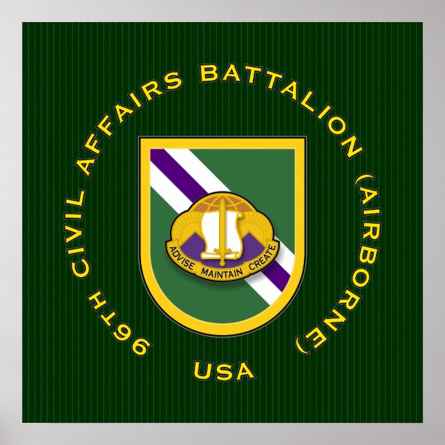 Póster 96.o CA Bn - Avião (Frente)