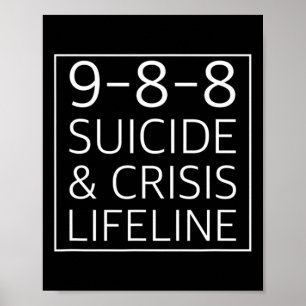 Poster 988 - Crise de Sensibilização para o Suicídio 988