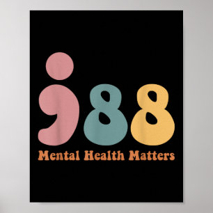 Poster 988 Saúde Mental Por Semicolon S Prevenção Ao Suic