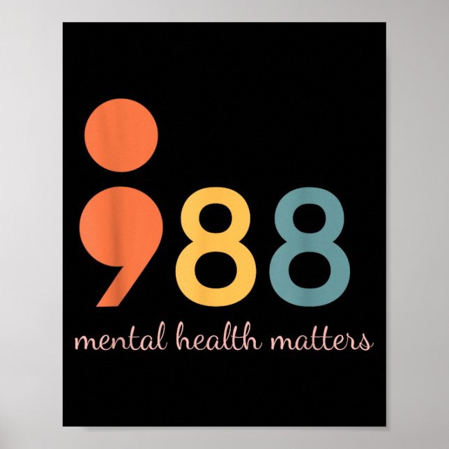 Poster 988 Suicide And Crisis Lifeline The World Needs Yo (Frente)