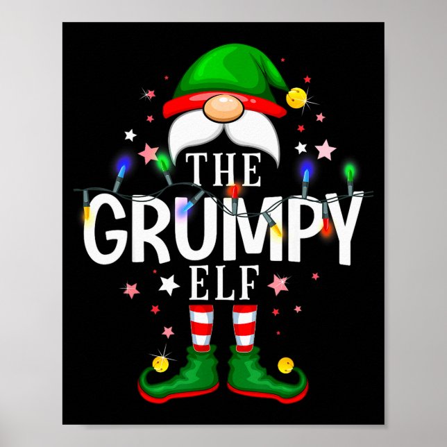 Poster 99 Combinando PJs de Família de Elfo de Natal - O  (Frente)