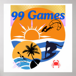 Poster 99 Jogos Do Verão