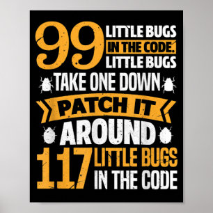 Poster 99 Pequenos Insetos No Programa De Insetos Do Code