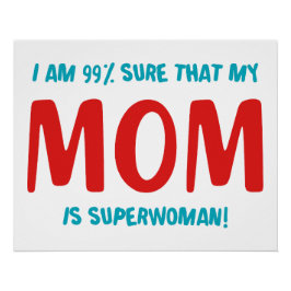 Póster 99% Super-Mulher