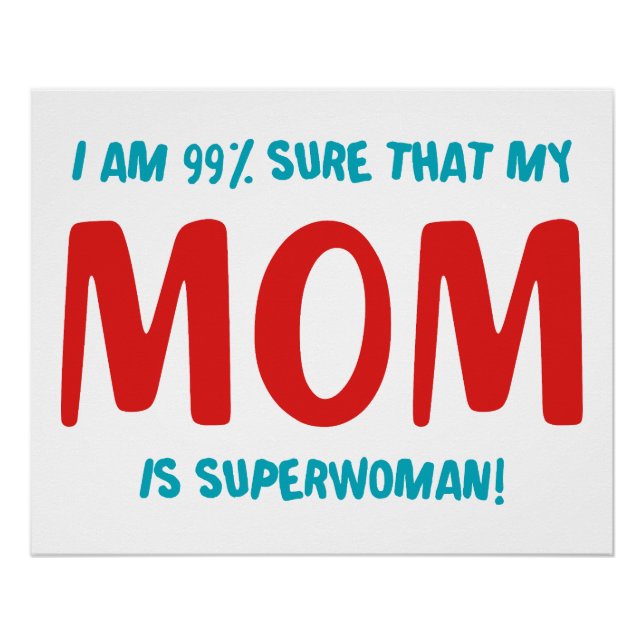 Póster 99% Super-Mulher (Frente)