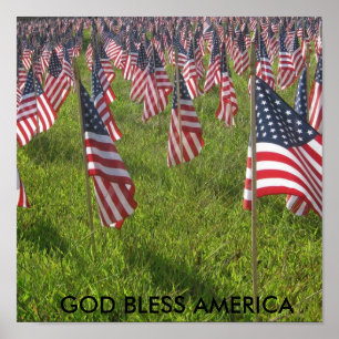 PÓSTER 9-11, DEUS ABENÇOE AMÉRICA