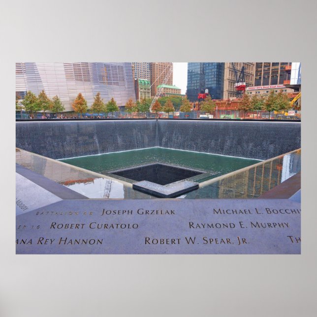 Poster 9-11 Memorial do Ground Zero (Frente)