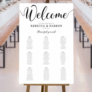 Poster 9 Gráfico de Casamento de Mesa