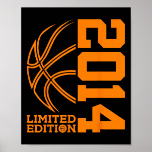 Poster 9.o ANIVERSÁRIO BASQUETBALL EDIÇÃO LIMITADA 2014