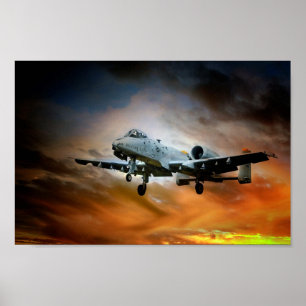 Póster A10 Thunderbolt II