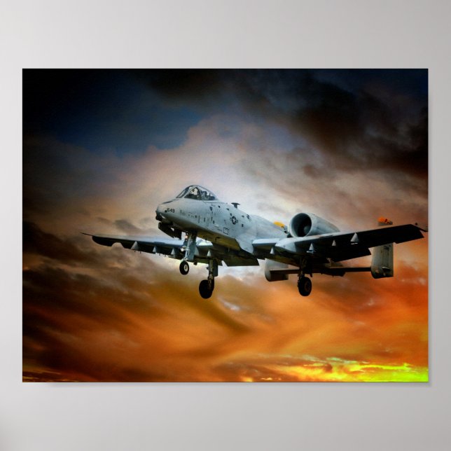 Póster A10 Thunderbolt II (Frente)