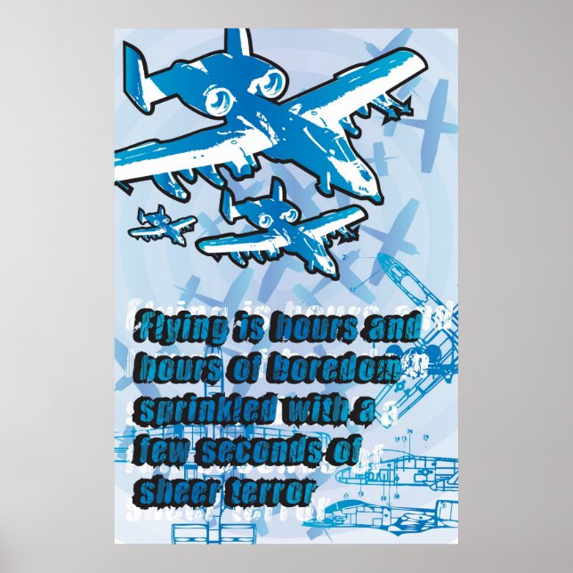 Póster A10 Warthog (Frente)