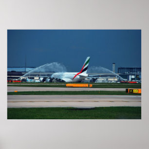 Póster A380 Manchester