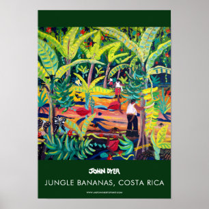 Poster A3 pelo tintureiro de John. Bananas da